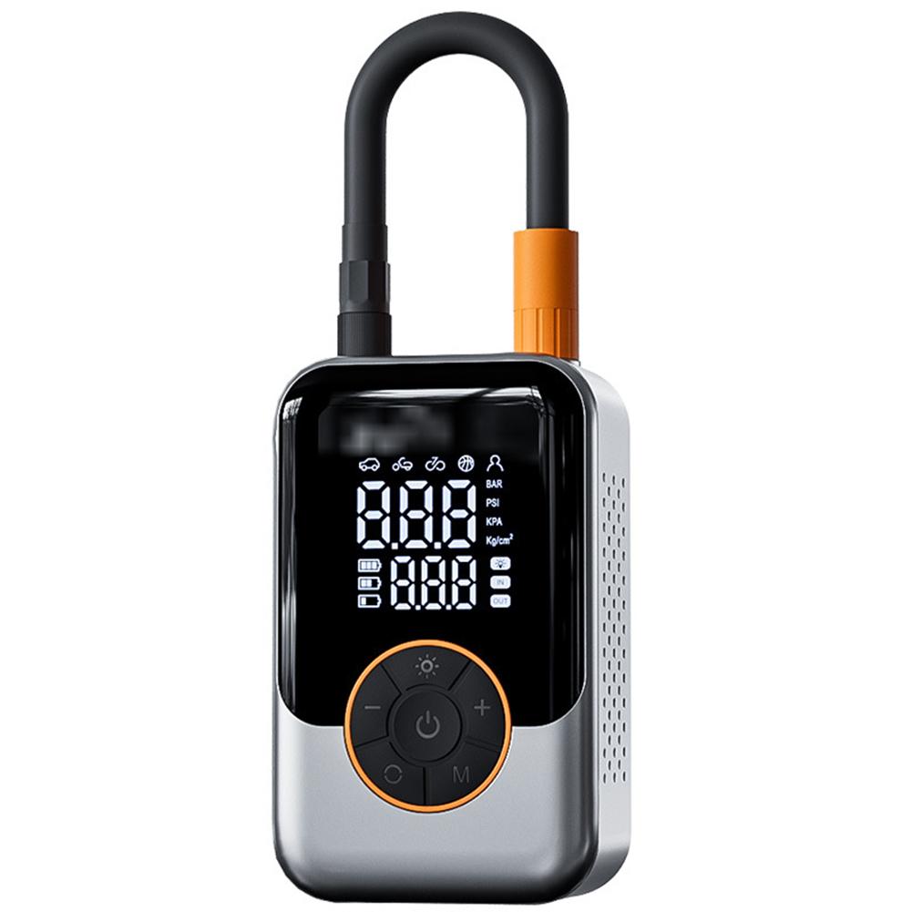 

Intelligent Portable Wireless Car Inflation Pump for Car Motorcycle Bicycle Quick Charging Tire Pressure Detection Inflator Air серебряный