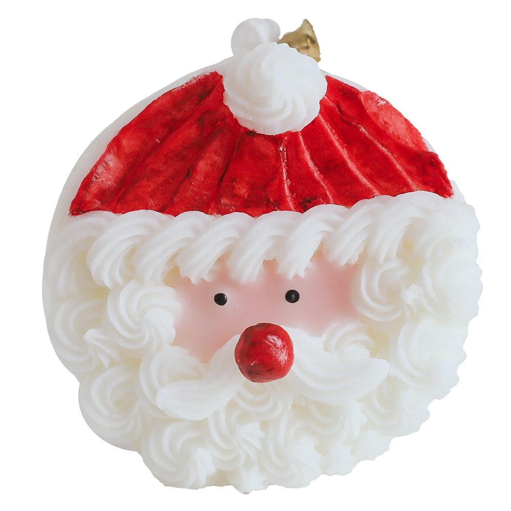 Santa Claus Scented Candle Wholesale Candle Handmade Christmas Gift Cake Modeling Scented Candle