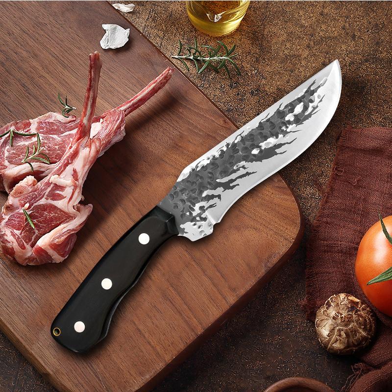 Geschmiedetes Küchen-Ausbeinmesser, professionelles Fleischerbeil, Slicing-Küchenmesser, Edelstahl-Kochwerkzeuge