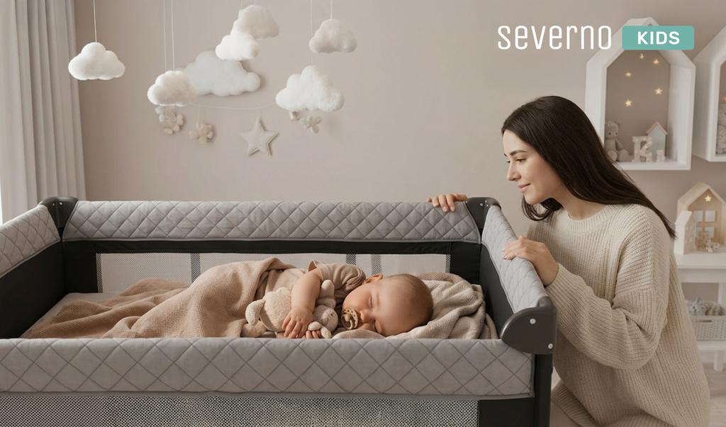 Overnight Foldable Travel Cot 3 Levels + Bag