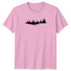 Forest Silhouette Nature Landscape Outdoors TShirt Pine Tree Wilderness