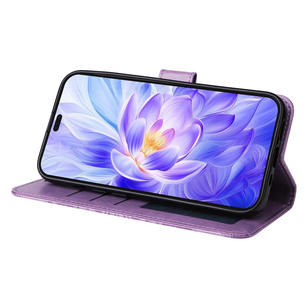 For Honor X60i 5G Case Sunflower Imprint Leather Wallet Phone Cover