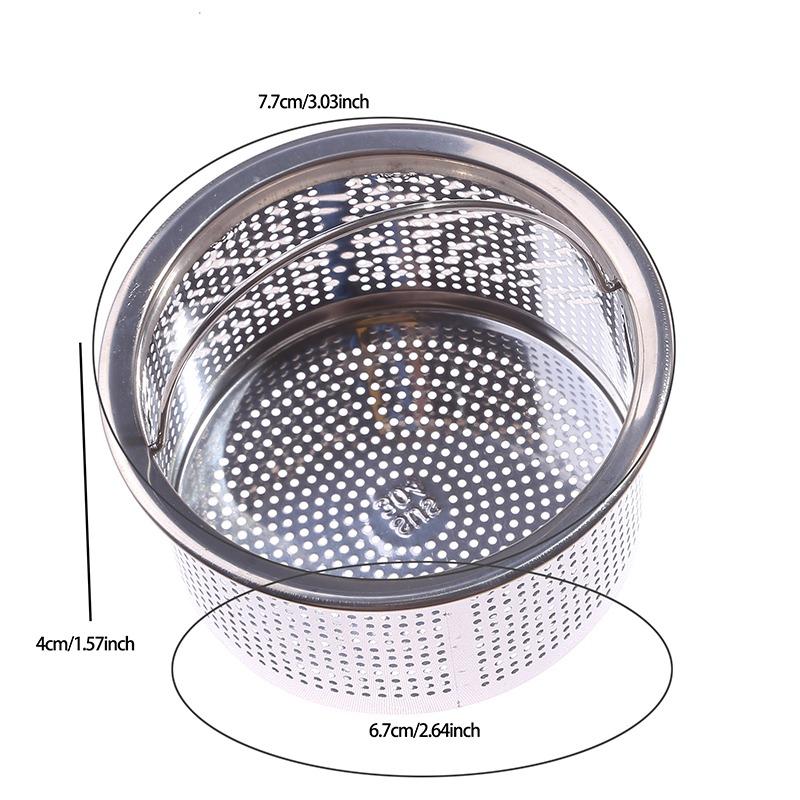 Hair Catcher Stopper Stainless Steel Bathtub Shower Drain Hole Filter Trap Metal Wire Sink Strainer Kitchen Bathroom Accessories