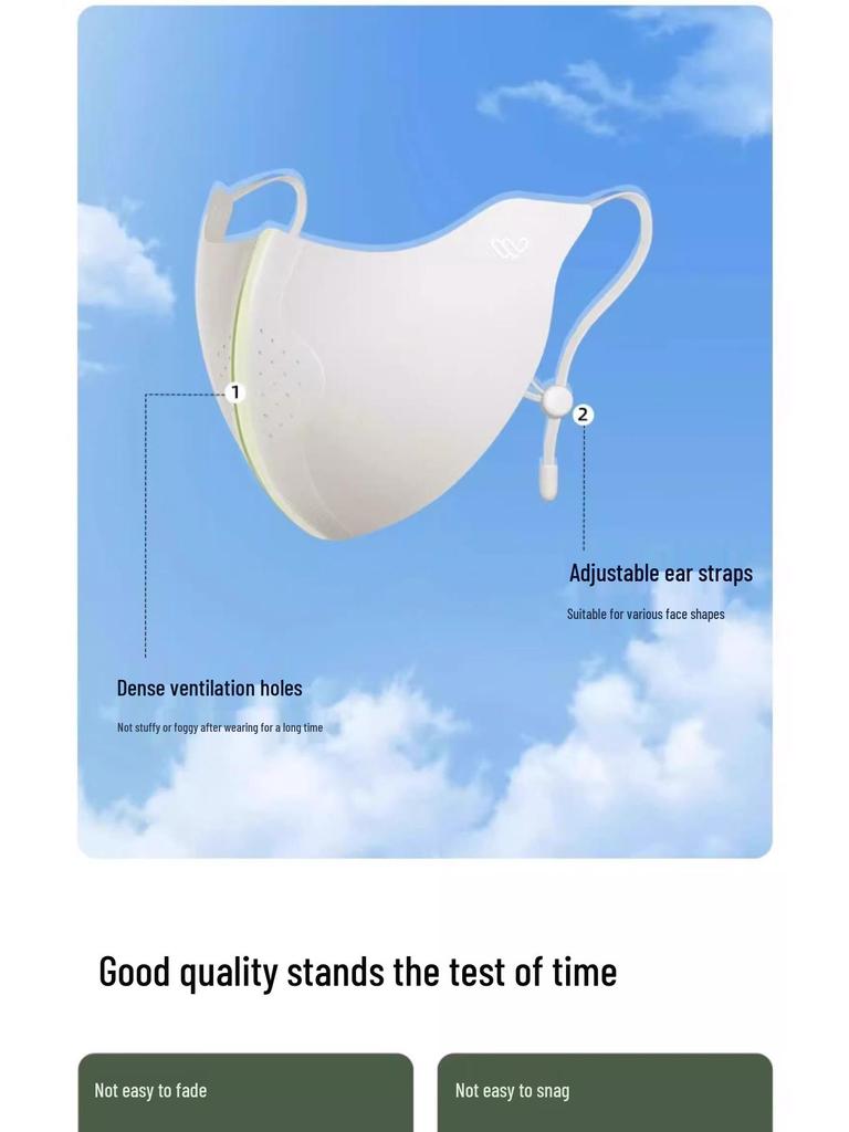 Women's Breathable Anti-UV Full Face Sunscreen Mask with Eye Protection