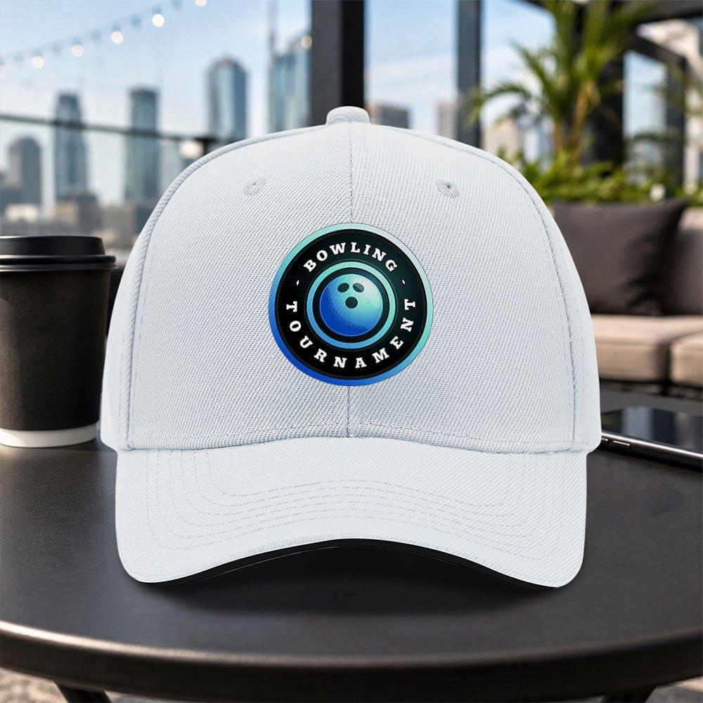 Bowling Ball Pattern Unisex Adjustable Baseball Cap Lightweight Casual Outdoor Hat MultiColor