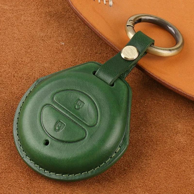 For Indian Motorcycle Leather Key Cover Chief Black Horse Roadmaster Car Key Modification Decoration Protective Case