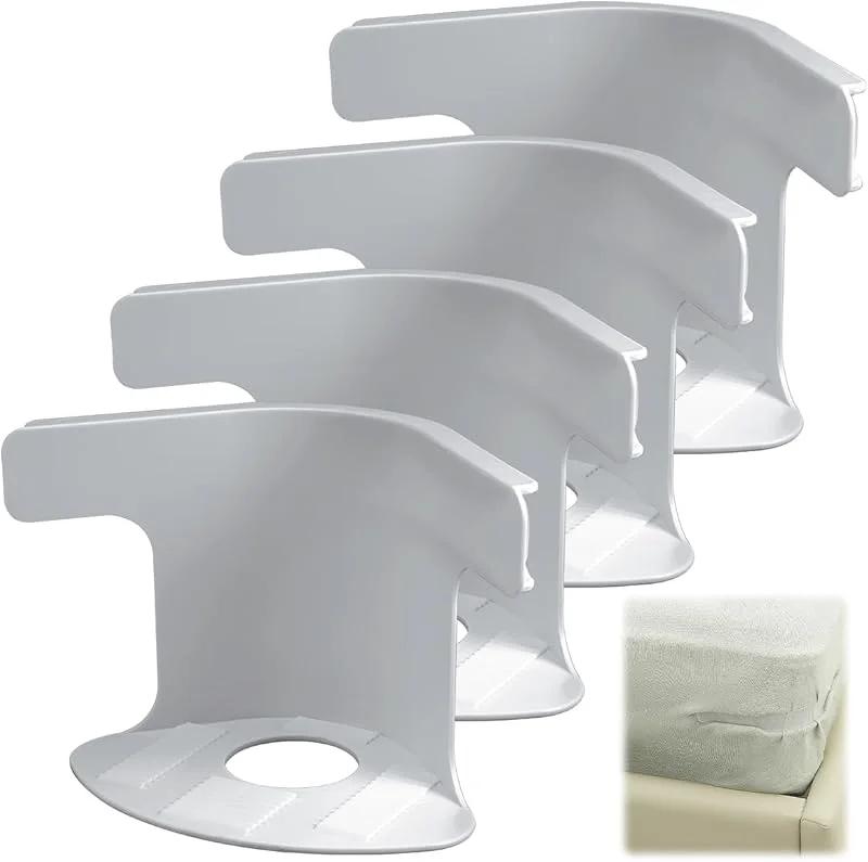 Lock Sheet Holders Set - 4 Pack Heavy Duty Bed Sheet Holder Corner Fitted Sheet Straps Fit All Mattress Size