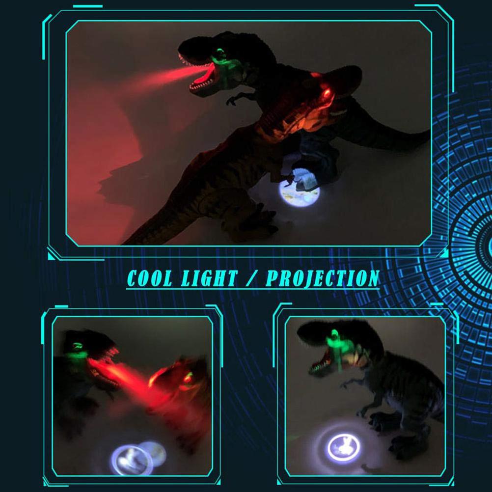 Electronic Walking Dinosaur with Projection Spraying Mist and Laying Eggs Action Dinosaur Toy