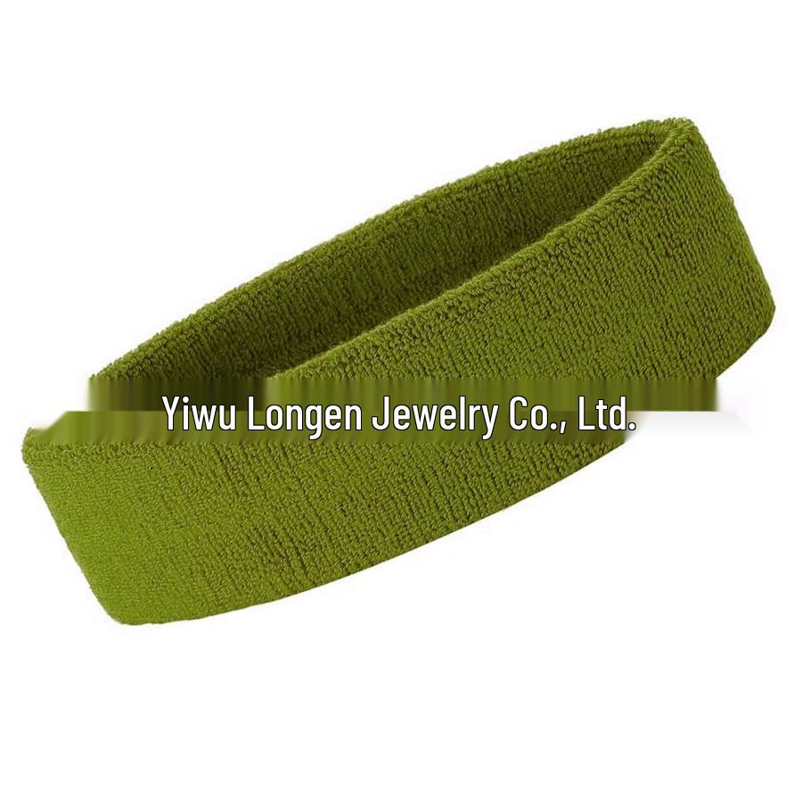 Unisexowy Opaska Sportowa Absorbująca Pot do Fitnessu i Jogi - Modna Opaska do Włosów