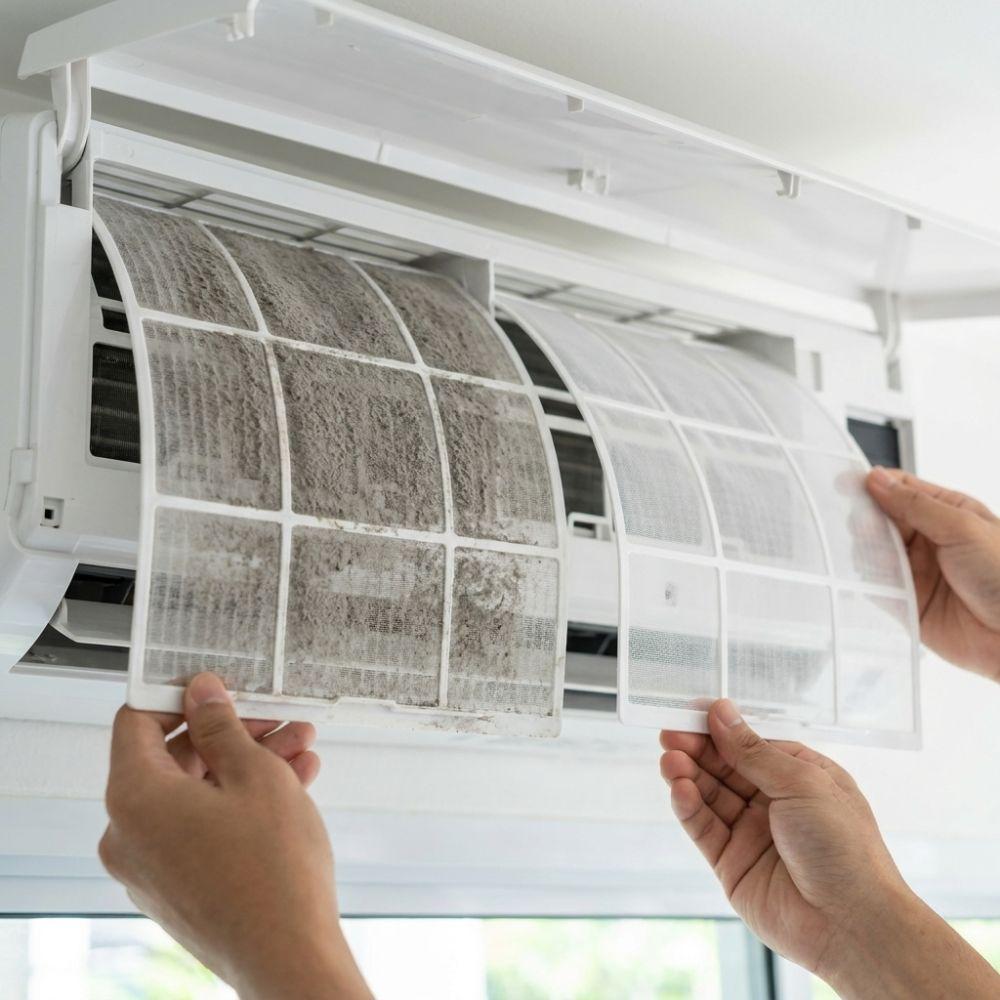 Antibacterial Air Conditioner Filter Screen Replacement Air Conditioner Mesh Home Bedroom