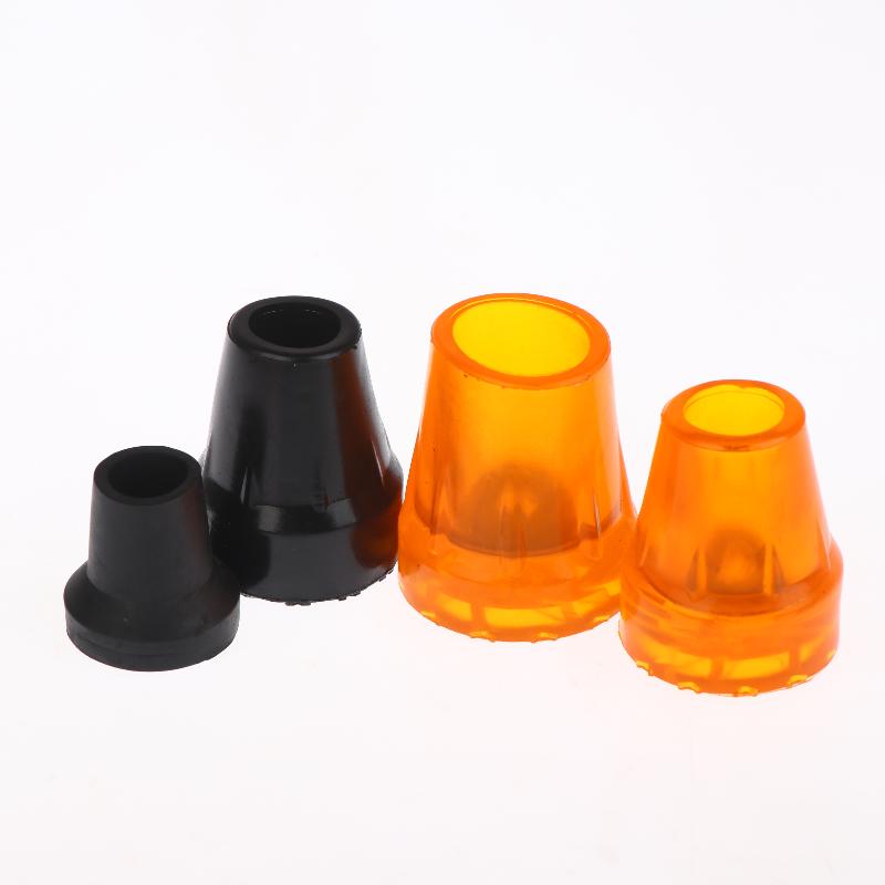 2/4Pcs Cane Mountaineering Stick Protective Pad Universal Crutch Tips Non-Slip Rubber Feet For All Terrain Diy Accessories