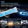 2Pcs Car LED Headlight Strips Super Bright Flexible Waterproof Easy Installation LED Daytime Running Light Strips With App Control Auto Accessories