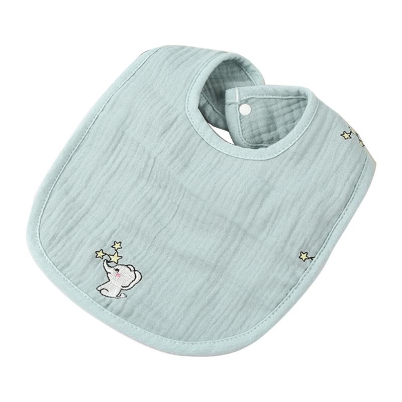 1pc Solid Colour Cotton Gauze Baby Bibs Ruffle Lace Infant Newborn Feeding Burp Cloth Saliva Towel Adjustable Bandana Drool Bibs