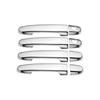 Car Decoration Door Handle Cover For Toyota IST 2002-2007 Carbon Fiber Chrome Silver Cars Accessories Styling Upgrade