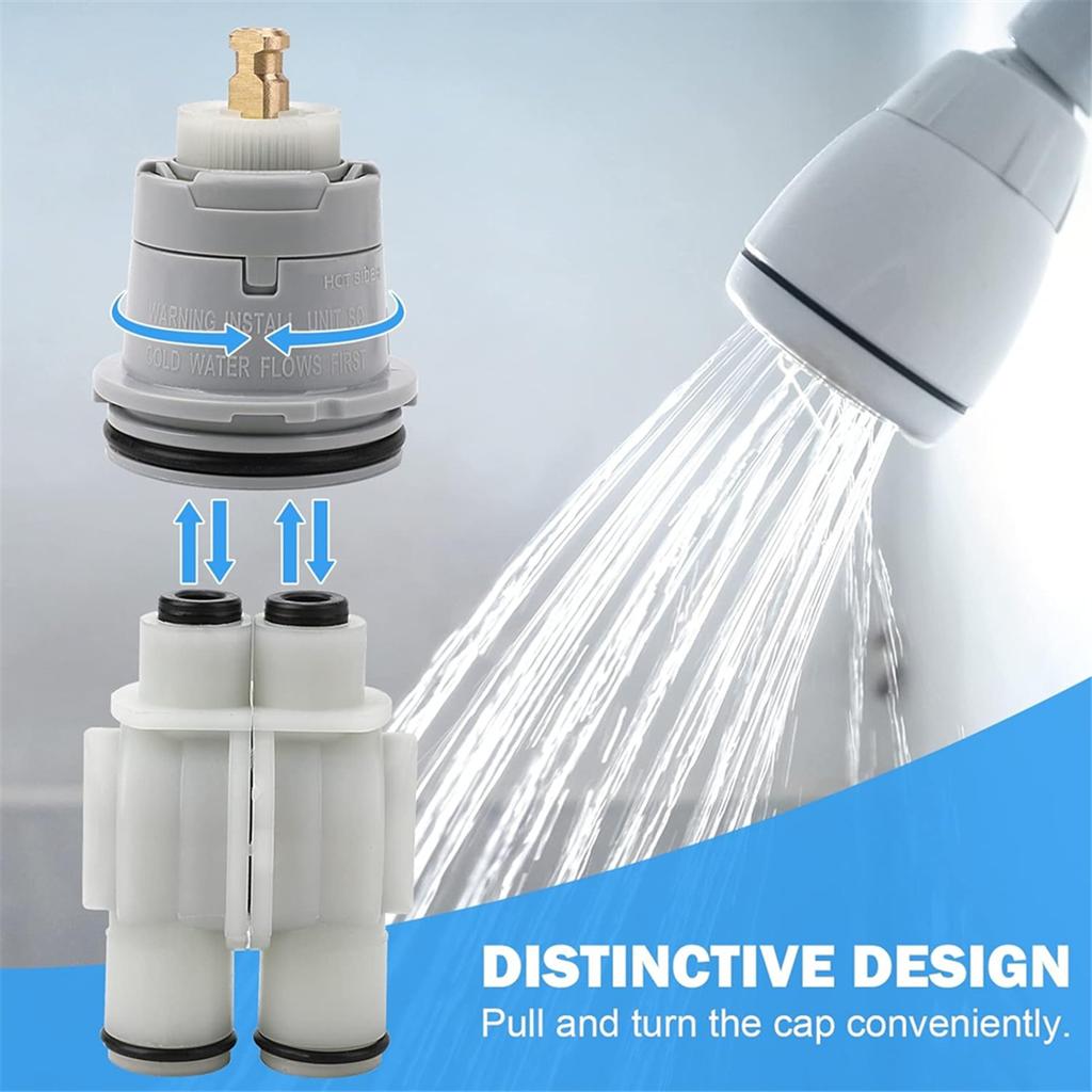 2025+RP46074 Shower Replacement for 13/14 Series Single Handle Bath Tub Shower Faucet with RP22734 Bonnet Nut