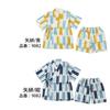 Happy Jinbei 2025 Made in Top and Japanese Polka Blue Size 110cm Boys' (Japanese Kimono), Model, 100% Cotton, Japan, Festival-themed Bottoms, JB100B,