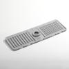 Kitchen Sink Splash Guard Reusable Silicone Draining Mat Fast Drying Stone Sink Tray Faucet Mat for Kitchen Sink