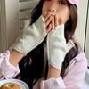 New Solid Color Half Finger Knitted Gloves Warm Thicken Half Gloves Conch Knitted Gloves Winter Autumn