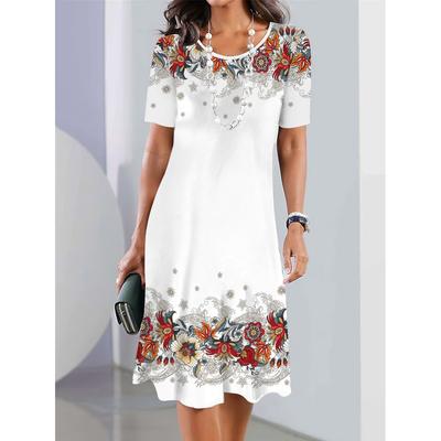 Summer A-Line Dresses Vacation Plus Size Women's Clothing