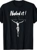Crucifixion Cross Atheist Punk Gothic Style T-Shirt Unisex Retro Atheist Print
