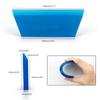 1pcs Mini Rubber Squeegee Blade Screen Printing Blade Replacement for Cleaning Glass Car Window Film Installation Applicator