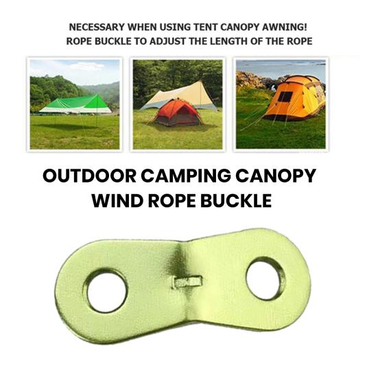 10Pcs Wind Rope Adjusters High Hardness 2-Port Single Hole Universal Tightening Clasp Guyline Holder Aluminum Tent Tensioner Wind Rope