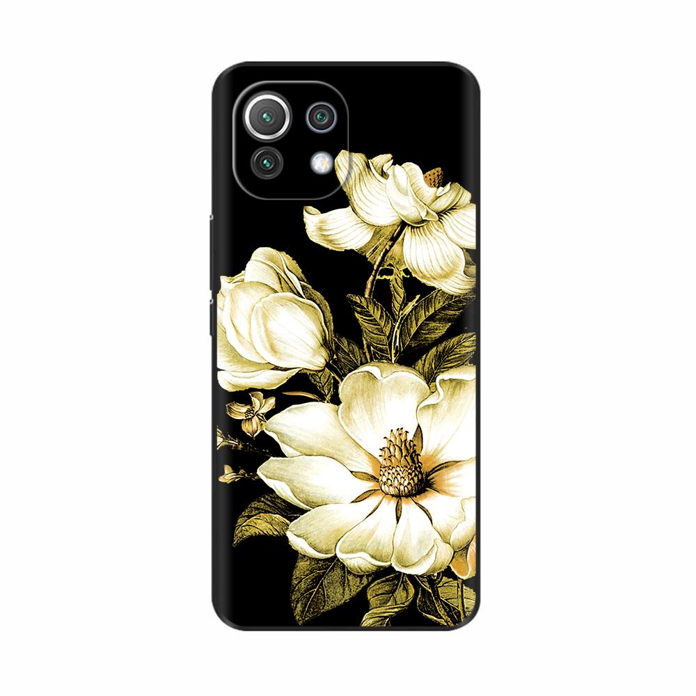 For Xiaomi Mi 11 Lite 5G NE Case Painted Soft Silicon Phone Back Cover For Xiomi Mi 11 Lite Case Mi 11 Lite Mi11 11i Shell Cover