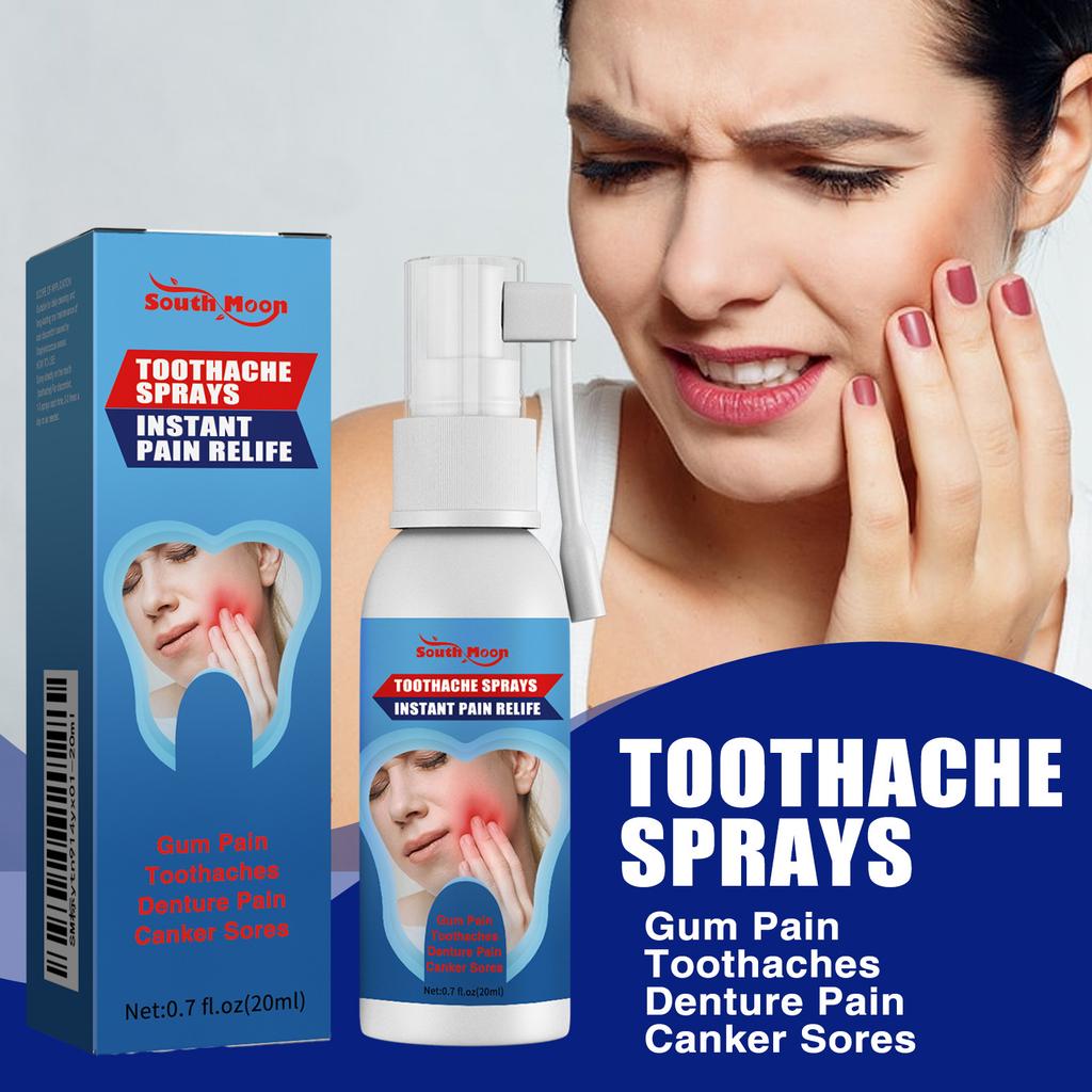 SOUTH MOON Breath Freshener Spray Teeth Whitening Fresh Breath Gentle Whitening Oral Spray Portable