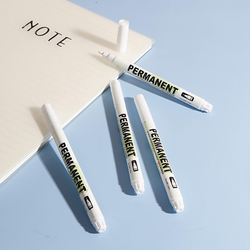 Waterproof White Art Marker, 1.0 Line Width, Water-Based Highlight & Graffiti Pen