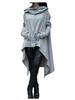 2023 Autumn/Winter European & American Solid Color Long Hooded Sweatshirt