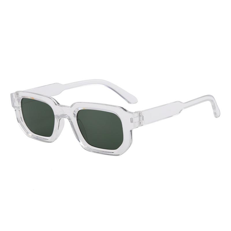 Nuevas Gafas de Sol Rectangulares Mujer Hombre Marca Lujosa Diseñador Casual Gafas de Sol Femenino Masculino Plástico Personalidad Gafas de Exterior