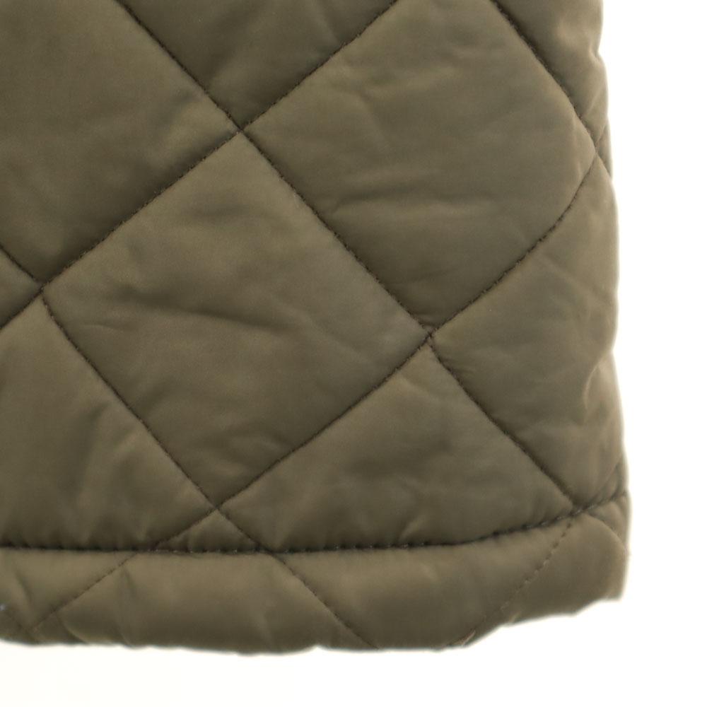 MACKINTOSH SCOTLAND Made In USA Quilted Coat 36 Khaki Back Bore Women Used