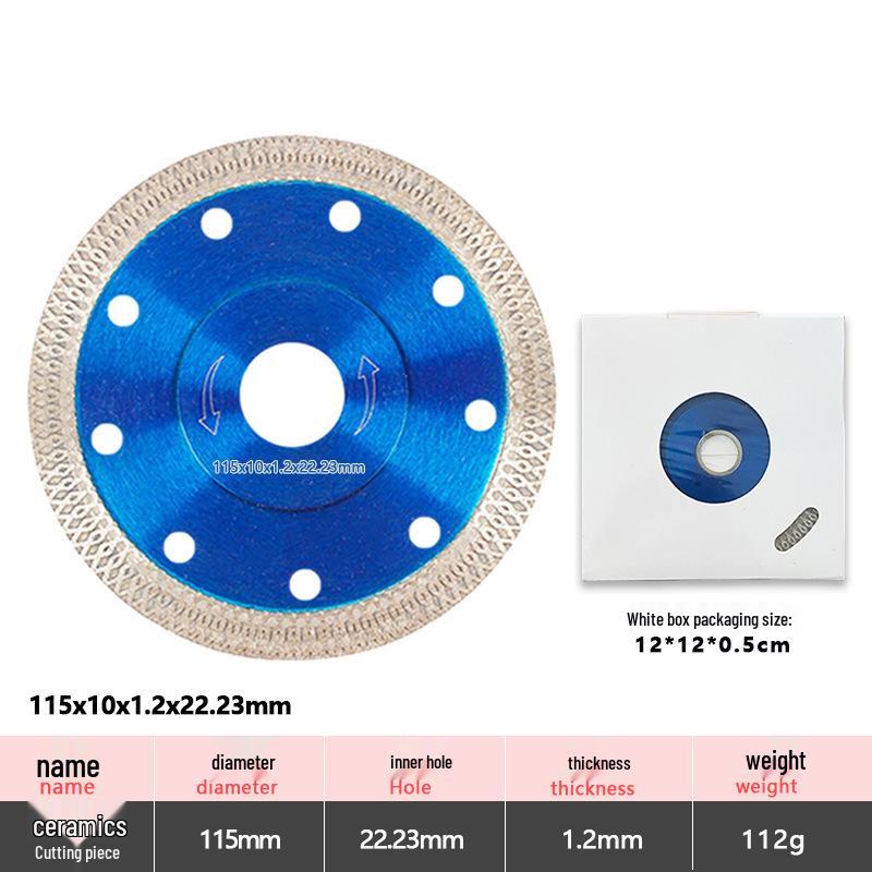 Diamond Tile Cutting Blade for Angle Grinders - Ceramic & Marble Chamfering Slice