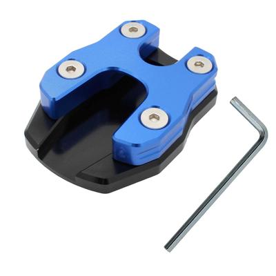 Soporte Lateral de Motocicleta Funriche, Placa, 5 Colores Disponibles, Soporte Universal para Motocicleta Honda, Placa PCX125, PCX150, PCX160 (azul)