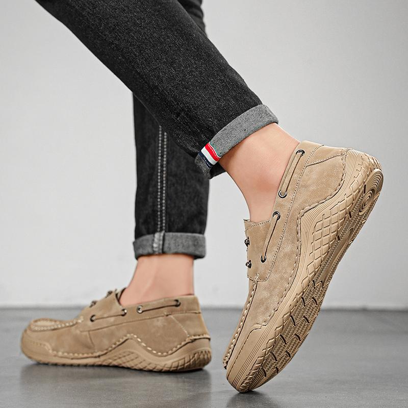 Fashion Spring Men Classic Casual Men Shoes Vintage Style Comfy Lightweight Flats Oxford Men Dress Shoes Business Formal Shoes Man