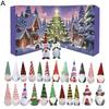 2025 Christmas Gnome Advent Calendar 24 Day Countdown to Christmas Ornament with Collectible Dwarf Dolls for Boys Girls And Adults