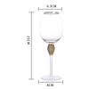 Palast Luxus Westlicher Weinkelch Pokal Gold-Eingelegter Diamant Handgefertigt Cocktail Champagner Weinkrug Weihnachtsgeschenk Rotweinglas