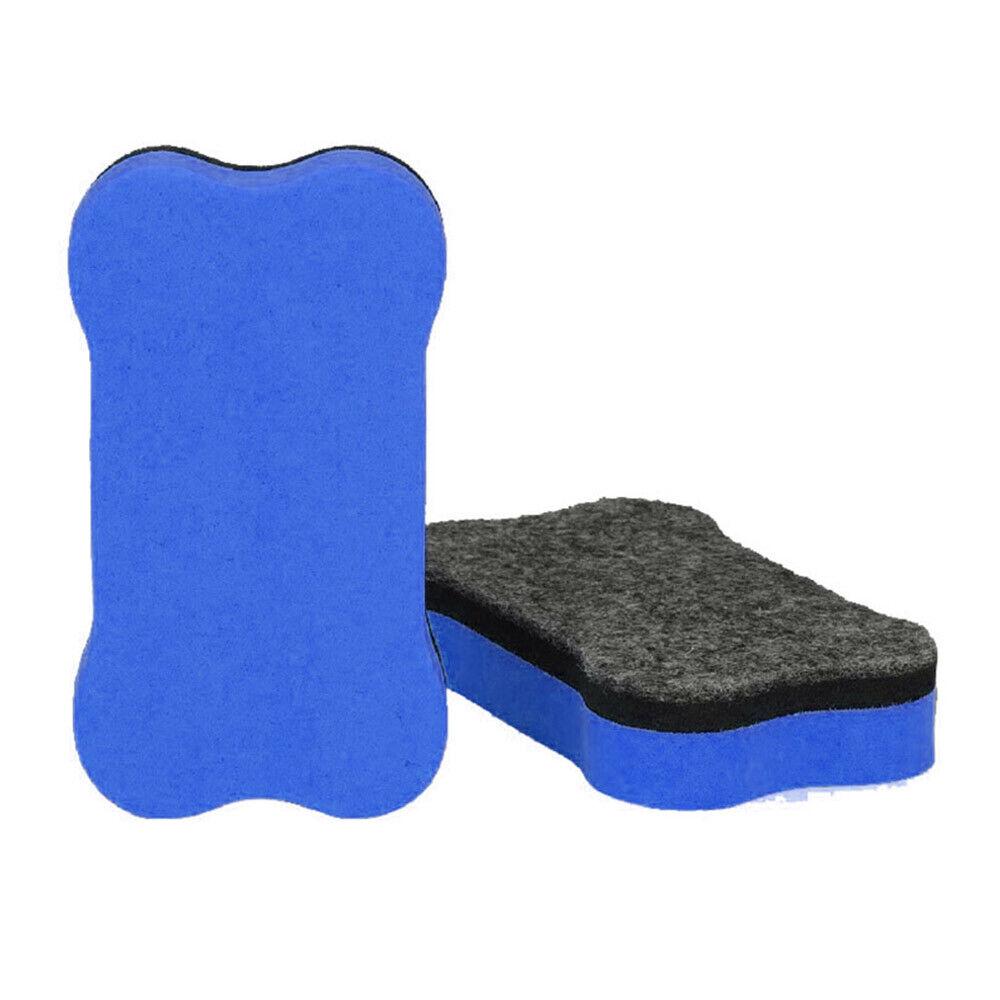 10pcs Magnetic Whiteboard Blackboard Drywipe Eraser Duster Rubber Marker Cleaner UK
