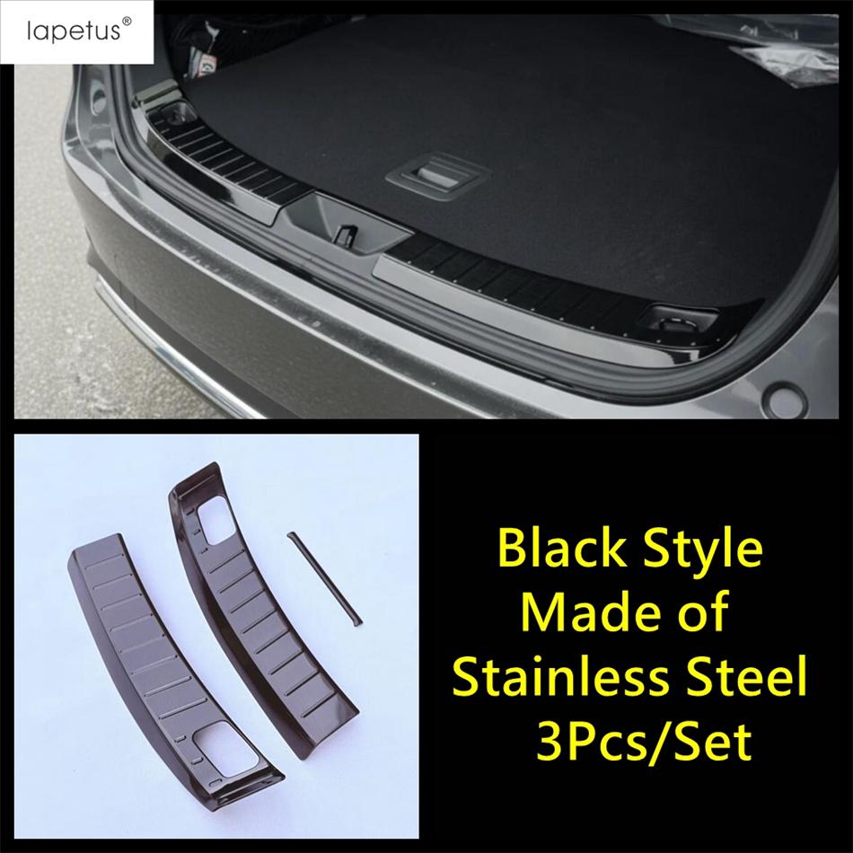 For Mazda CX-70 CX-80 CX-90 2025 2026 Stainless Steel Rear Trunk Bumper Protector Scuff Plate Door Sill Cover Trim Accessories