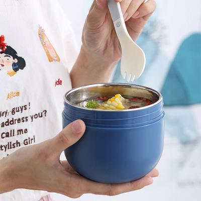 Portable Stainless Steel Soup Cup Lunch Box Food Containers Shape Vacuum Flasks