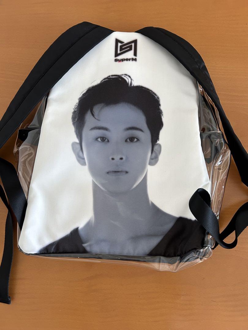 

[USED] NCT mark superM mark clear backpack
