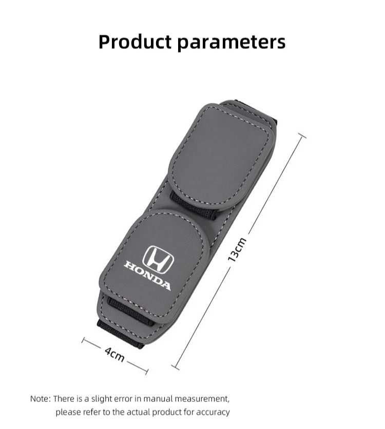 Car Glasses Clip Multifunction Leather Card Ticket Holder For Honda Civic Fit Jazz Accord Pilot CRV Odyssey Passport City Vezel SM1