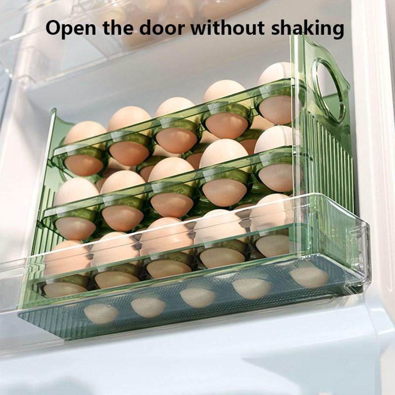 Egg Storage Box Refrigerator Organizer Food Containers Egg Fresh-keeping Case Holder Tray Dispenser Kitchen Storage Boxes