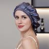 Silk Nightcap for Women's Hair Care - Adjustable, No-Mark Mulberry Silk Shower & Home Cap