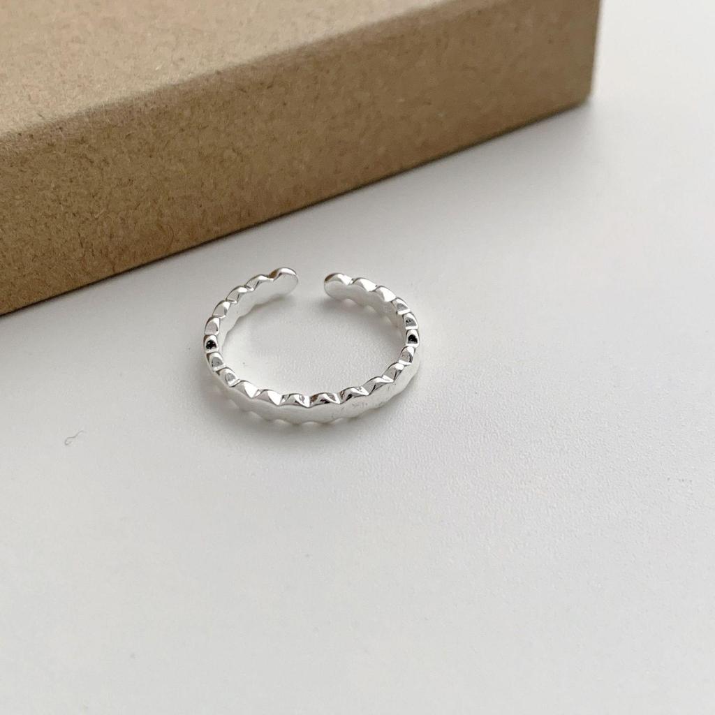 Geometrischer minimalistischer offener Ring für Frauen