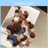 Cute Bear Pvc Phone Strap With Handcrafted Design For Kids And Adults