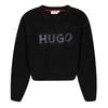 Hugo Childrens/Kids Logo Crew Neck Regular Sweatshirt