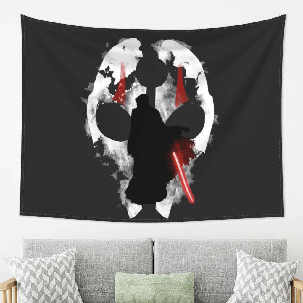 Darth Nihilus Tapestry Wall Hanging Aesthetic Home Decor Tapestries for Dorm Room