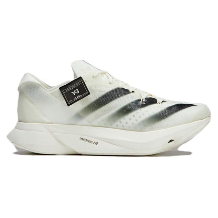 Adidas Y-3 Adizero Adios Pro 3 Off White Black Men Sneakers Cream IH2887