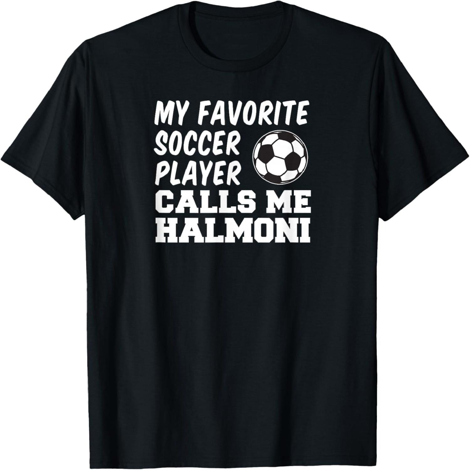 My Favorite Soccer Player Calls Me Halmoni Korean Grandma T-Shirt S